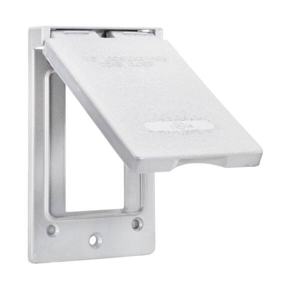 Southwire Weatherproof Vertical GFCI Single GangWhite Cover (50-Pack)