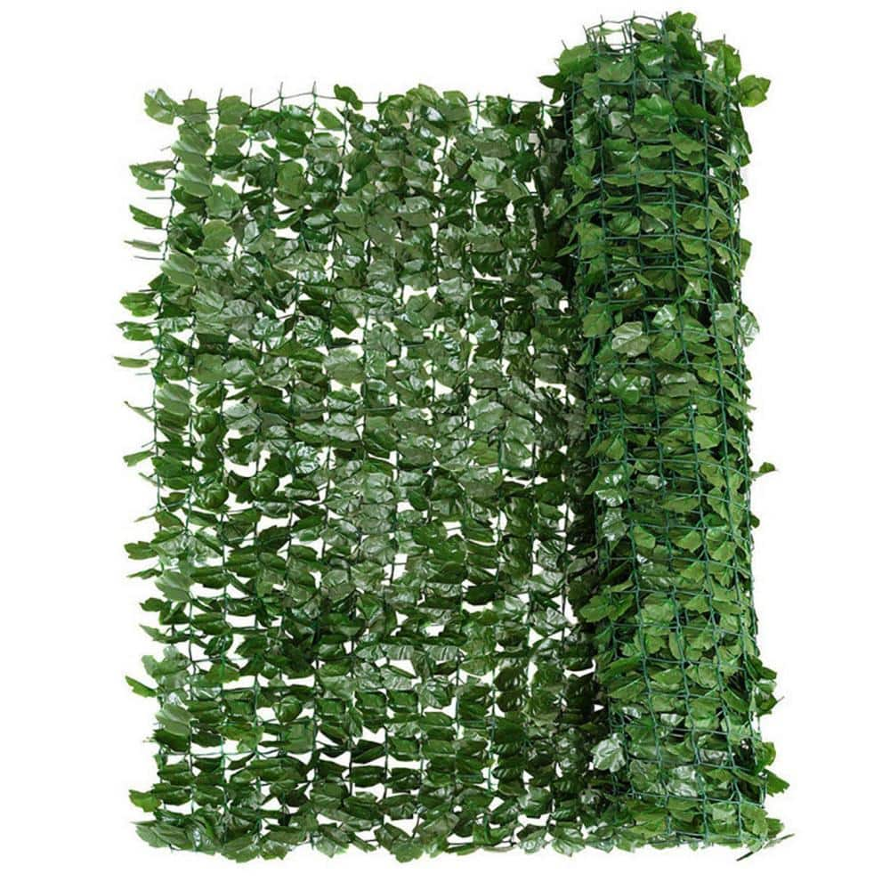 Cisvio 2 in. Plastic Faux Ivy Leaf Decorative Privacy Fence D0102HGEI27 -  The Home Depot