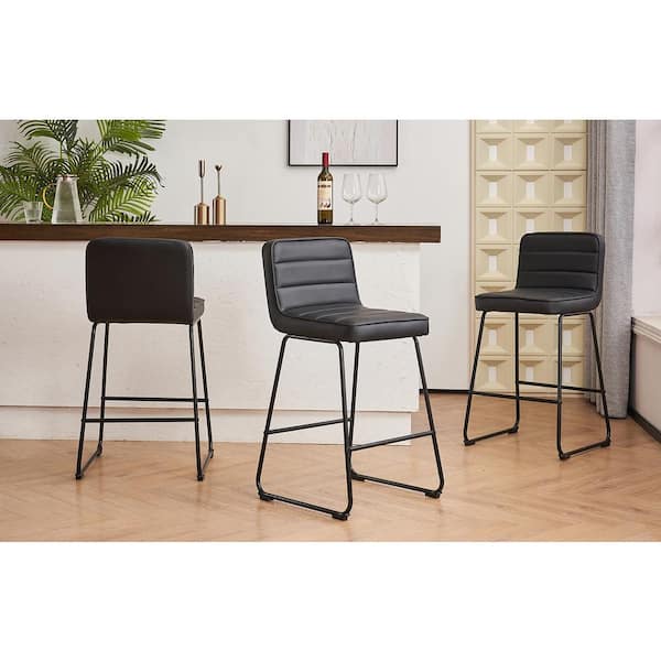 Home 2 Office Lakeview 26 in. Black Low Back Metal 36.42 in Home 2 Office Lakeview 26 in. Black Low Back Metal 36.42 in
