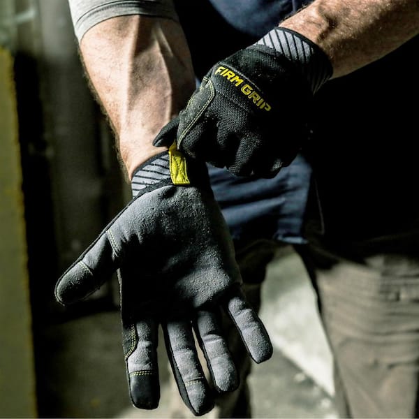 FIRM GRIP Medium Flex Cuff Outdoor and Work Gloves 63911-06 - The