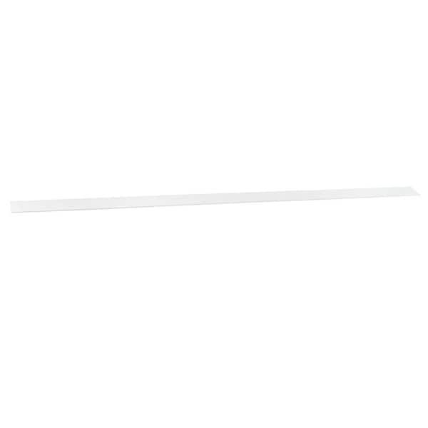 Hampton Bay 90 in. x 4.5 in. x 0.25 in. Toe Kick in Satin White