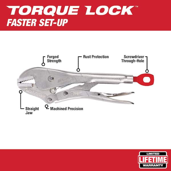 Milwaukee Torque Lock Locking Pliers with Screwdriver Set (16-Piece)