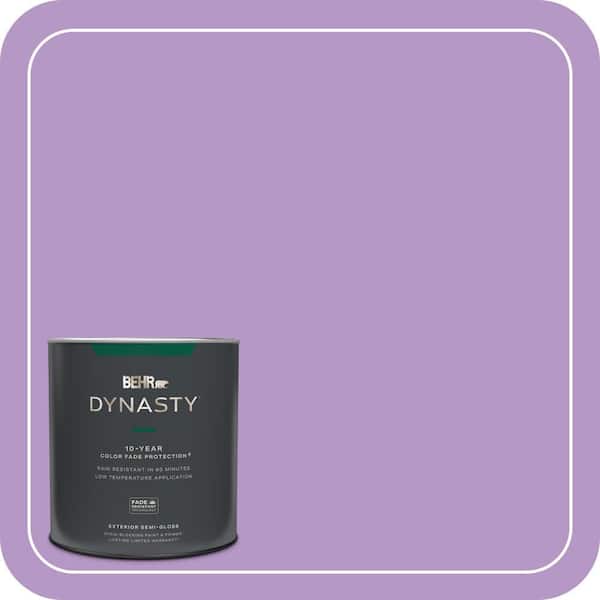 BEHR DYNASTY 1 qt. #660B-5 Atlantic Tulip Semi-Gloss Enamel Exterior Stain-Blocking Paint & Primer