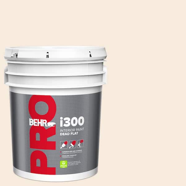 5 gal. #RD-W15 Cotton Sheets Dead Flat Interior Paint