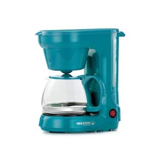 Everyday 5-Cup Teal Coffee Maker