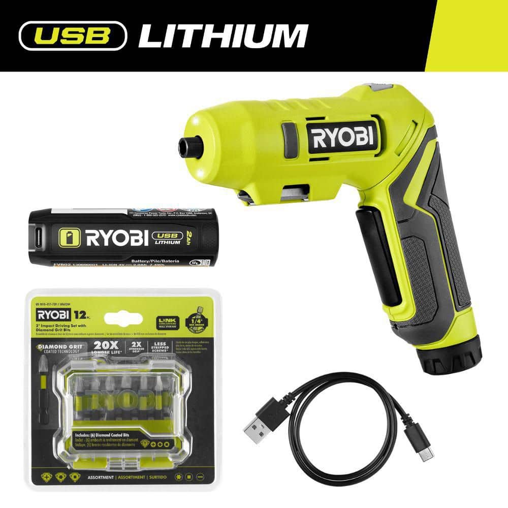 Reviews for RYOBI USB Lithium Screwdriver Kit with 2 0 Ah USB Lithium Reviews for RYOBI USB Lithium Screwdriver Kit with 2 0 Ah USB Lithium