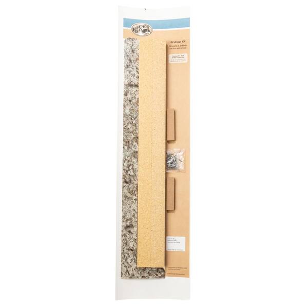 Hampton Bay 41/2 in. x 251/4 in. Laminate Endcap Kit in Tuscan Romano