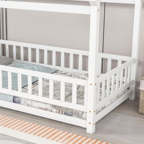 Crib Size, Twin Size or Single Size Montessori House Bed Floor Bed