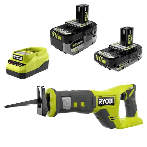 ONE+ 18V HIGH PERFORMANCE Kit w/ 4.0 Ah Battery, 2.0 Ah Battery, Charger, & FREE ONE+ Cordless Reciprocating Saw