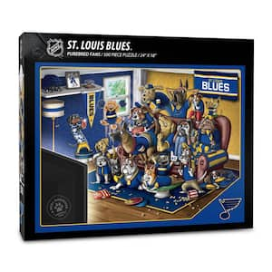 St. Louis Blues Hockey Mickey Mouse Bobblehead Figurine