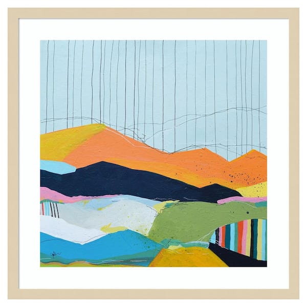 Amanti Art Colorfield No. 15 by Jan Weiss 1 Piece Framed Giclee Abstract Art Print 25 in. x 25 in.