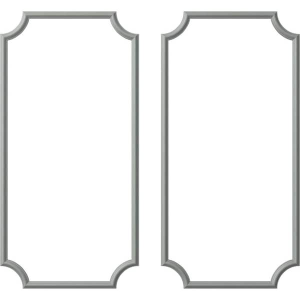 Ekena Millwork 13.35 Sq. Ft. Unfinished Polyurethane Panel Moulding Kit (Double Panel)