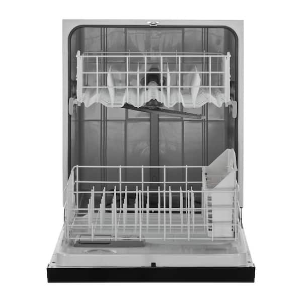 24 in. Black Built-In Tall Tub Dishwasher 120-Volt