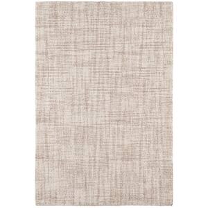 DASH & ALBERT Crosshatch Hand Micro Hooked Wool Sky 2 ft. x 3 ft ...