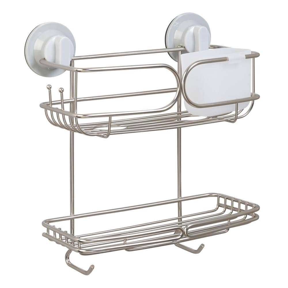 Rebrilliant Dupre Suction Stainless Steel Shower Caddy & Reviews