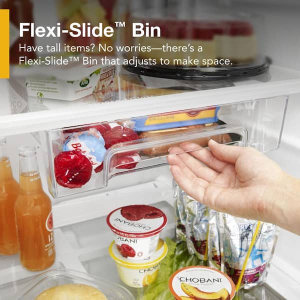 Whirlpool 18 cu. ft. Top Freezer Refrigerator in Fingerprint