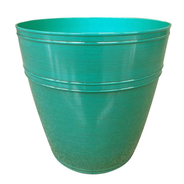 Southern Patio Rosemary 12.1 in. x 10.9 in. Emerald Coast High-Density Resin Planter Fits 12 in. Drop N'Bloom