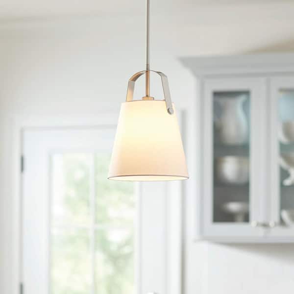 Survey 1-Light Brushed Nickel Mini Pendant