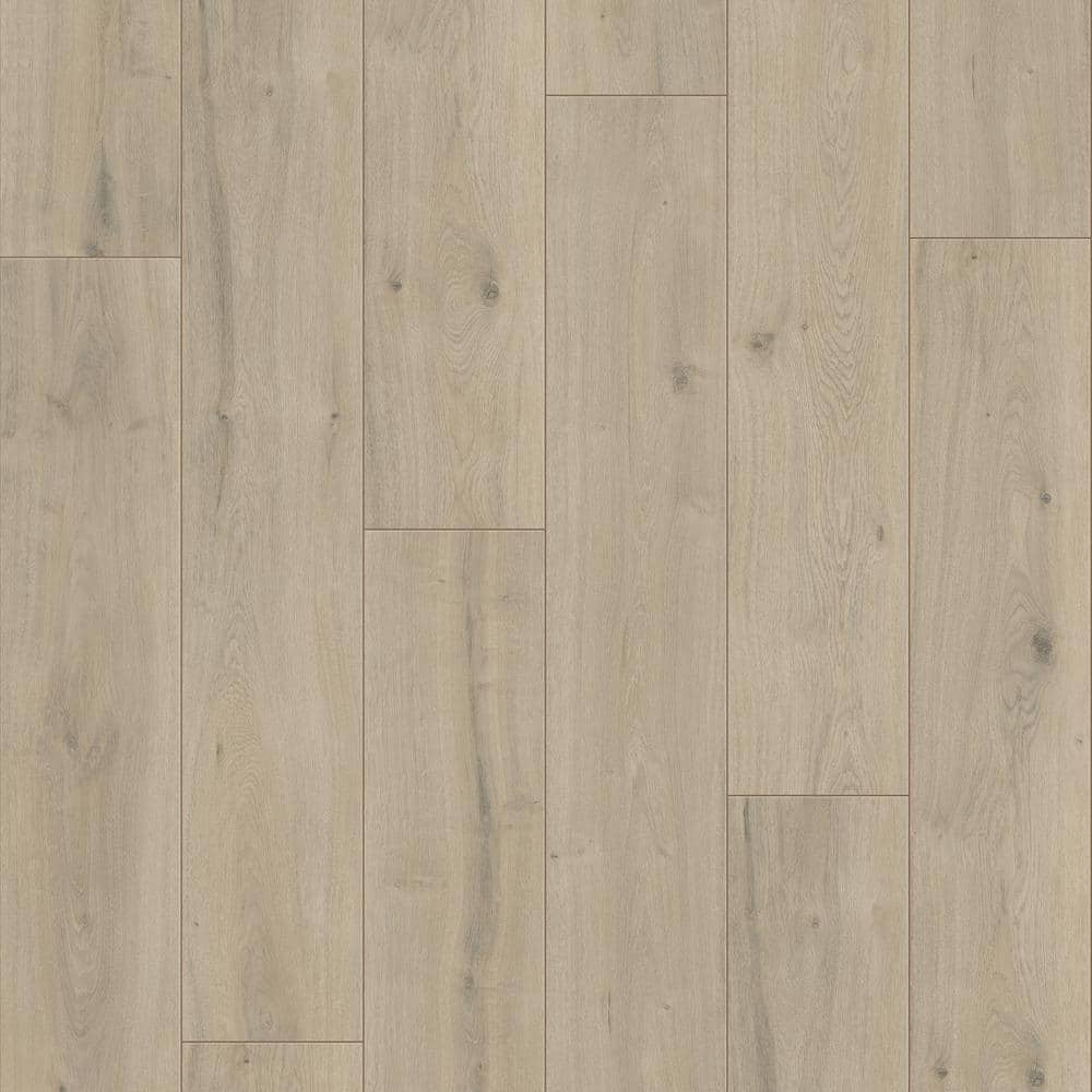 Take Home Sample - Hathersage Oak Beige Waterproof Laminate Wood Flooring price history on PriceWatchPro