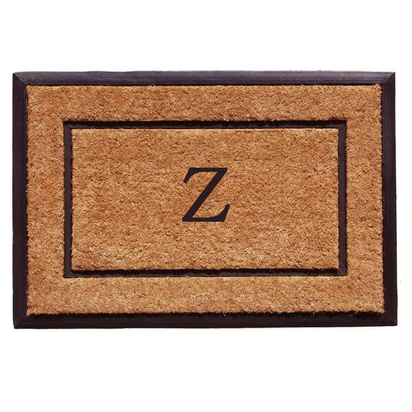 Calloway Mills The General Monogram Doormat, 18" x 30", Letter Z