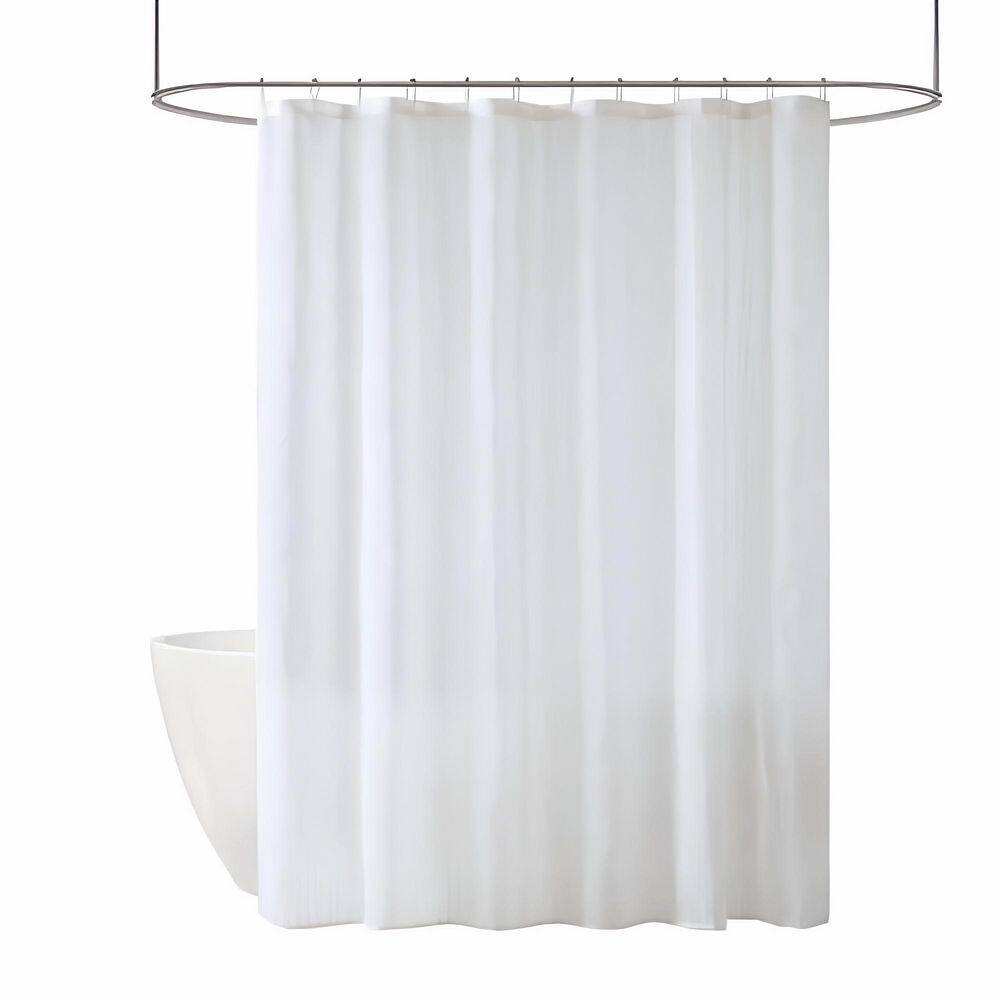JL 72 in. W x 84 in. L Polyester Shower Curtain in White price history on PriceWatchPro