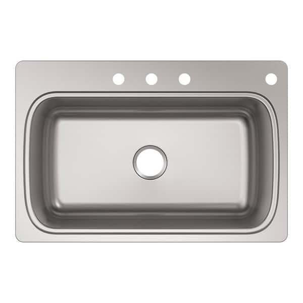 Stainless Steel Kohler Drop In Kitchen Sinks K Rh20060 4 Na 1d 600 