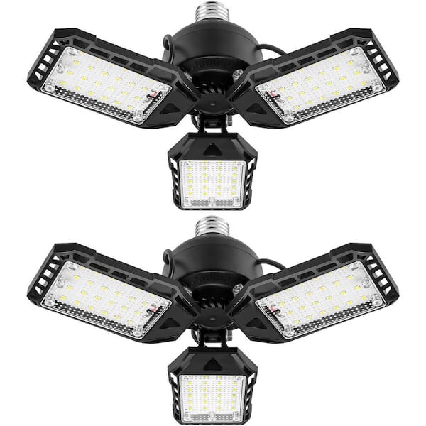 Lukyamzn LED Garage Lights 80-Watt 8000 Lumen 6500K Shop