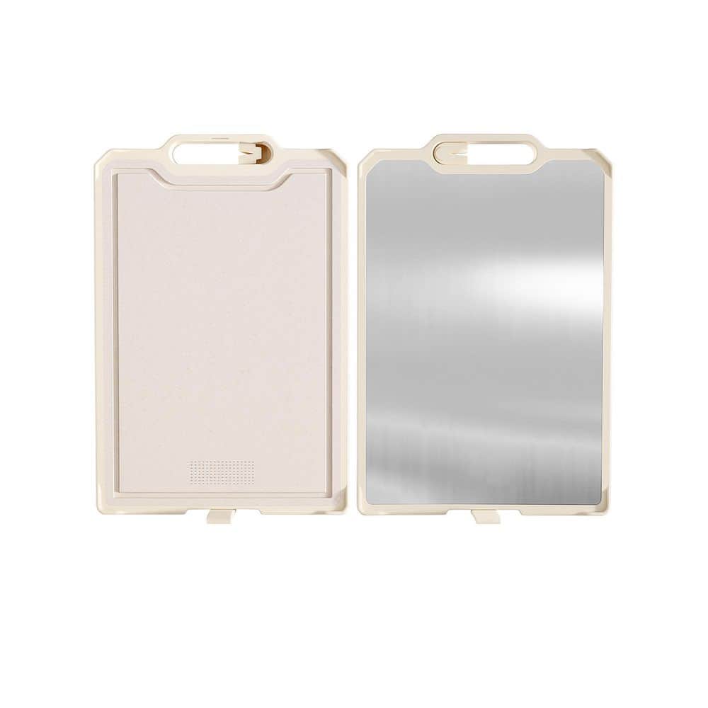 Adrinfly Double - Sided 16.2 in. x 11 in. Cutting Board with Titanium and Wheat Straw, Knife Sharpener and Juice Groove SA1129B274