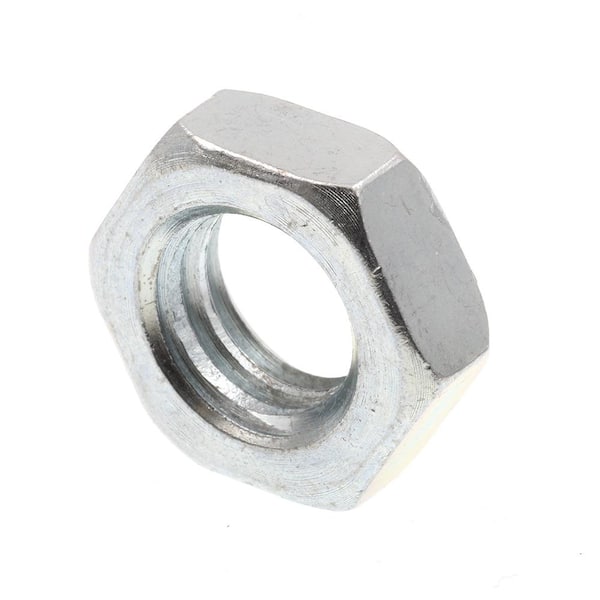 Jam Thin Hex Nuts Half Nuts Hex Jam Nuts Zinc Plated Steel 1/4" to 2" 