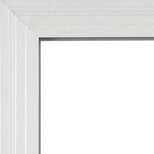 35.5 in. x 59.5 in. 500 Series White Vinyl Insulated Single Hung Window with Grilles and HPSC Glass, Screen Included