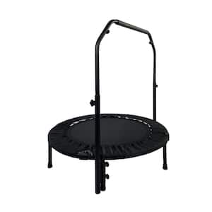 Ami 40 Inch Mini Exercise Trampoline Fitness Rebounder Trampoline with Safety Pad Max. Load 440 LBS