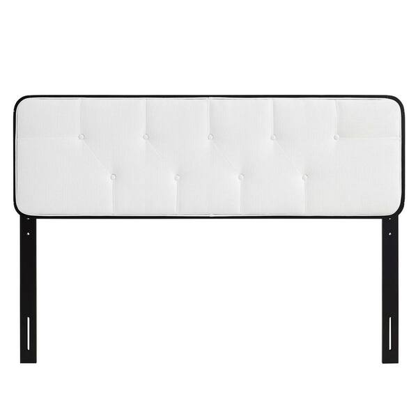 Reviews for MODWAY Collins Tufted in Black White Twin Fabric and Wood