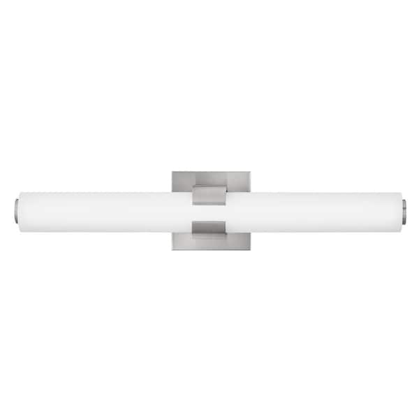 Aiden 36.00-Watt Integrated Led Brushed Nickel Integrated Led Bath Light