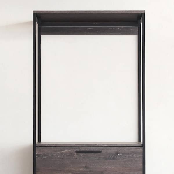 Choco closet◎　1120 Klair Living Monica 111 in. W Rustic Gray Walk-in Wood