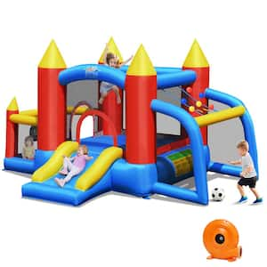 Indoor Outdoor Inflatable Bounce House Jumping Castle with Blower