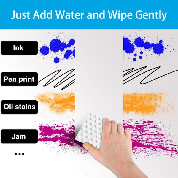 Sponge Foam Pads Magic Sponge Erasers for Kitchen, Bathroom, Bathtub, Sink, and Wall Cleaner (20-Pack)