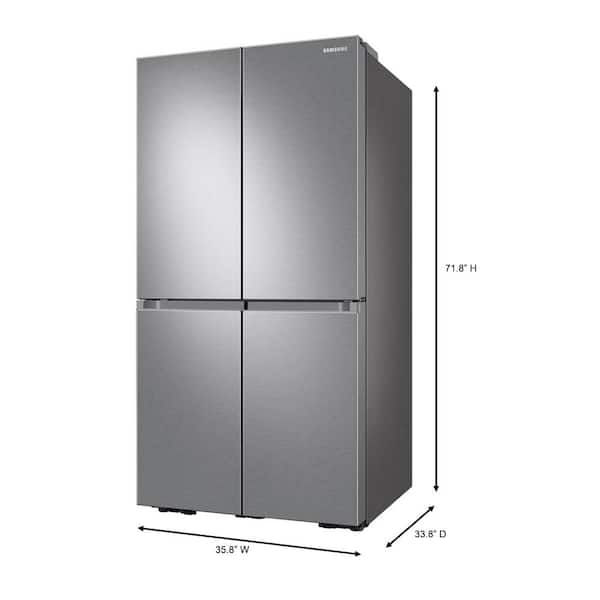 Samsung 29 cu. ft. Flex French Door Smart Refrigerator with Dual Ice Maker  Stainless Steel RF29A9071SR/AA - Best Buy