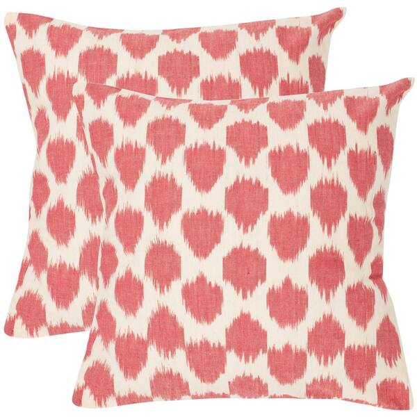 Safavieh Polka Dots Printed Patterns Pillow (Set of 2)