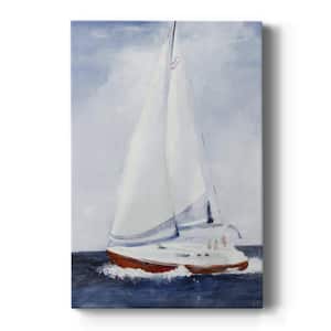 Boat in The Sea By Wexford Homes Unframed Giclee Home Art Print 27 in. x 16 in. .