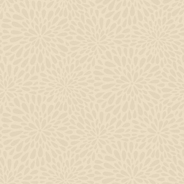 Beacon House Calendula Grey Modern Floral Grey Wallpaper Sample