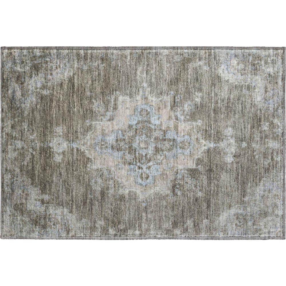 Mayfield Premium Machine Washable Abstract AMF2321 Brown 2 ft. x 3 ft. Accent Rug price history on PriceWatchPro