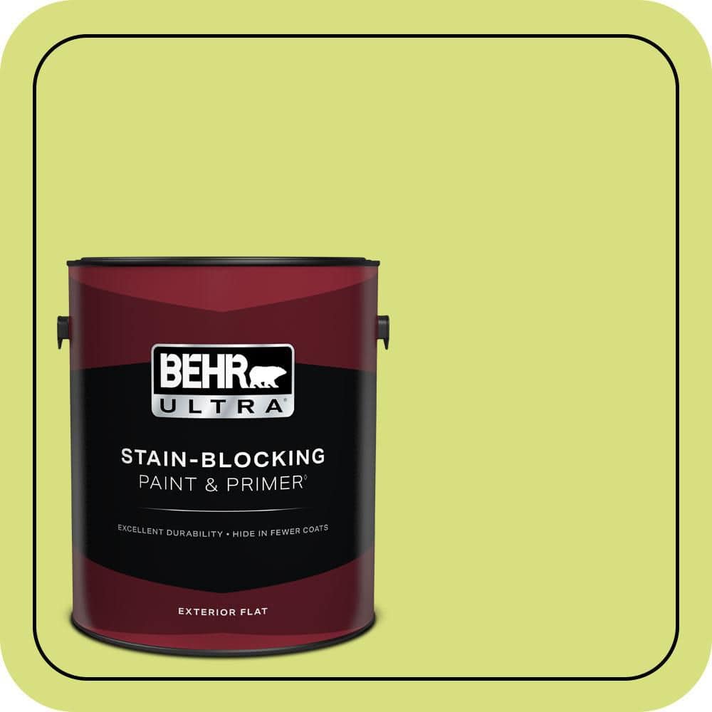 1 gal. #410B-4 Carolina Parakeet Flat Exterior Paint & Primer price history on PriceWatchPro