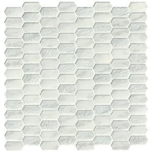 Calypso Picket 12 in. x 12 in. x 8mm Glass Mesh-Mounted Mosaic Tile (9.7 sq. ft. / case)