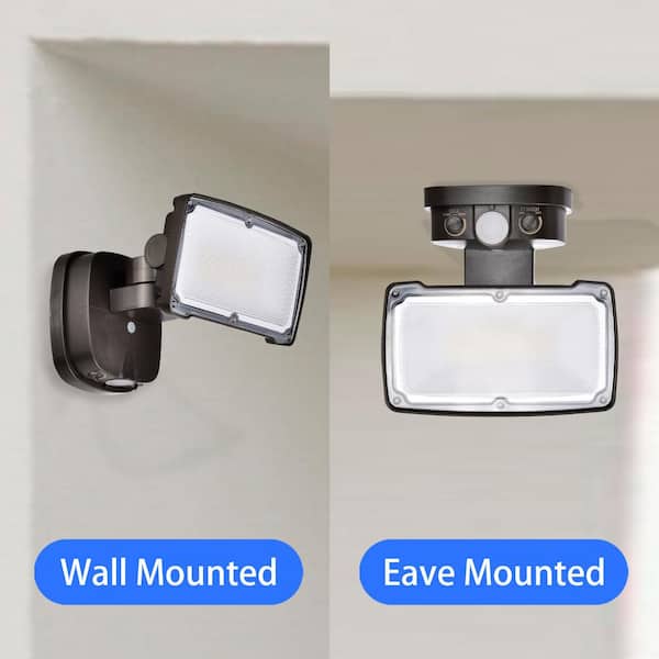 AWSENS 26-Watt 2500 Lumens Bronze Dusk to Dawn Control 1 Head