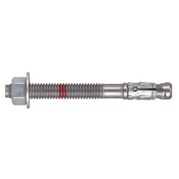 Hilti 3/4 in. x 4-3/4 in. Kwik Bolt TZ2-Carbon Steel Zinc Plated Hex Nut Concrete Wedge Anchor (10-pack)