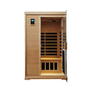 2-Person Sauna with LCD Display, Touch Control and Bluetooth