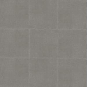 Gray Concrete 36 in. W x 36 in. L Loose Lay Waterproof Vinyl Tile Flooring (36 sq. ft/case)