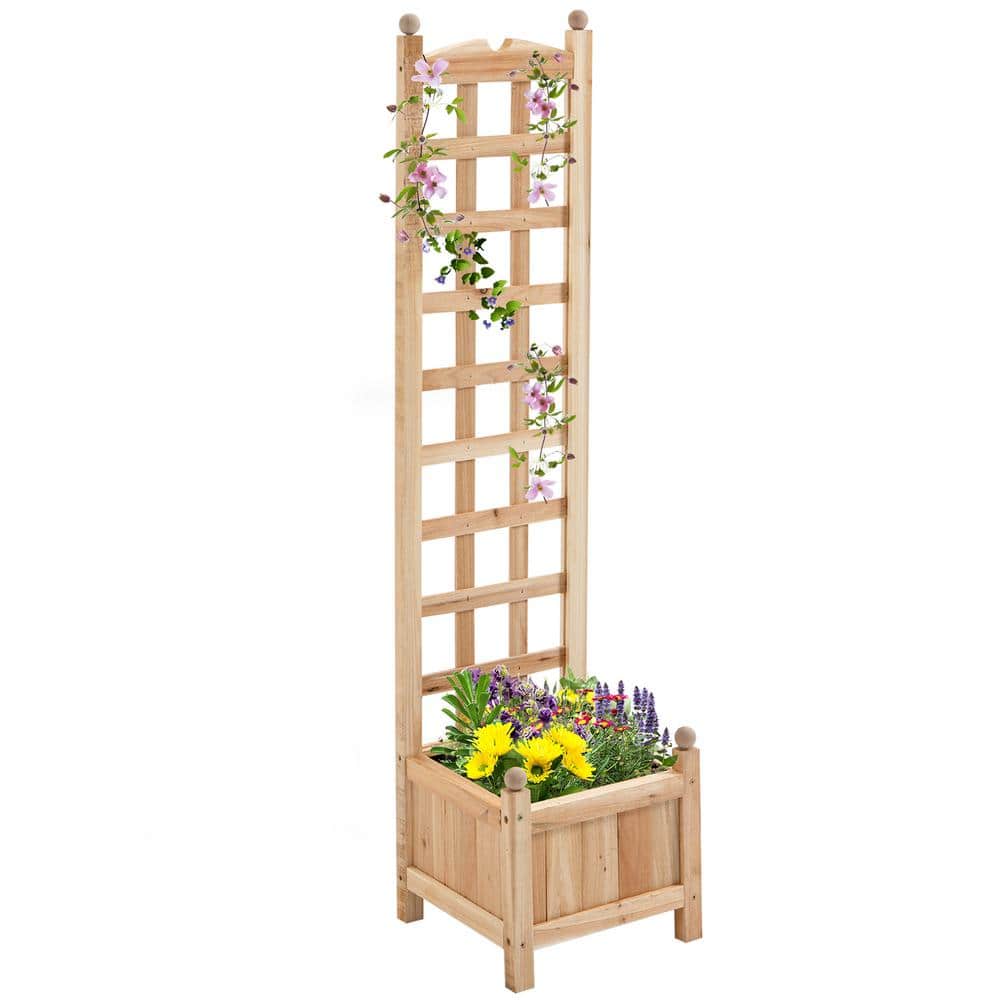 11.75 in. W Wood Outdoor Raised Beds