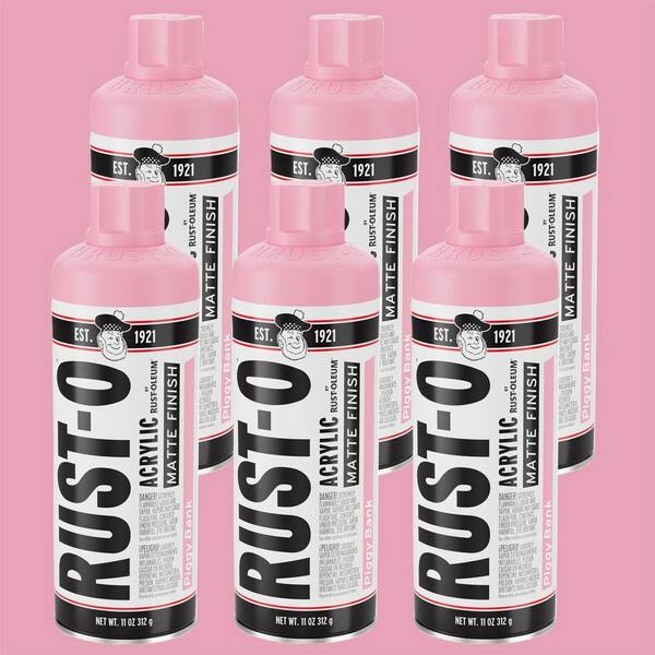 11 oz. Rust-O Matte Piggy Bank Spray Paint (Case of 6)