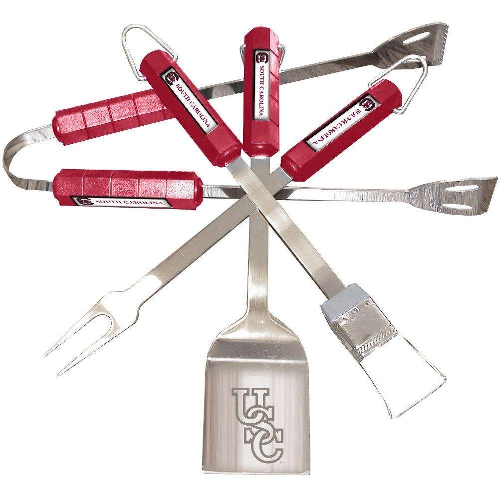 NCAA South Carolina Gamecocks 4-Piece Grill Tool Set